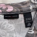 Vintage Y2K New York & Company grey & pink floral long sleeve top size small Photo 1