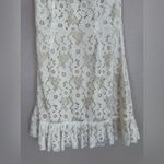 superdown Revolve Samantha White Lace Off The Shoulder Mini Dress size Small $70 Photo 8