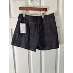 Unique Vintage Unique‎ Vintage Denim Shorts High Waist Stretch Black w/ Pockets Size L Photo 12