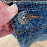 Life is Good slightly distressed medium wash denim skirt Photo 3