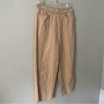 Talbots  Striped Cotton Pants in Pink and Tan. Size Small 4 Photo 1