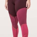 Lululemon Blush Berry Pink Colour Me Ombre Leggings Photo 0