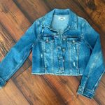 Boutique Cropped Denim Jacket Size M Photo 0