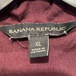 Banana Republic  Women’s Burgundy Satin Pajama Set Size XL Photo 3