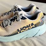 Hoka  Rincon 2 Women US 9 Orange Navy Gray Trail Hiking Running Shoes Photo 5