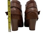 Thalia Sodi  Brown Faux Leather Tully Bootie in Cognac 9.5 Wide Photo 3