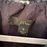 J.Crew AE860 Size Small Navy Ikat Shaded Floral Crinkle Chiffon Smocked Blouse Photo 5