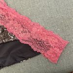 Beach Bunny  Sequin Bikini Bottom Gray Pink Photo 5