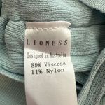 LIONESS NWOT  Military Minds Mini Dress Women's XXS Baby Blue Ribbed Hello Molly Photo 11