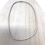 Sterling Silver looks real! , CZ tennis necklace, 24.1g Photo 6