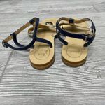 Jack Rogers  blue flip flop sandals shoes w/ ankle strap size 7 Photo 5