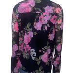 International concepts INC Wild Lilies Floral Bell Sleeve Blouse Photo 3