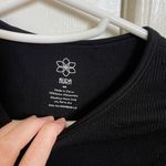 Aura  Black Long Sleeve Crop Top Photo 2