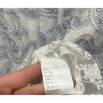 Tendenze 100% silk Made in Italy paisley lace tank White Photo 2