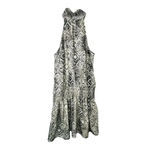 DO+BE  Mock Neck Snakeskin Sleeveless Drop Waist Dress Women Size‎ Small Photo 6
