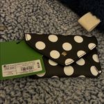 Kate Spade x target Black and White Polka Dot Card Holder Photo 0