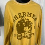 Retro Breakfast Club Yellow Sweater Women's Size Small EUC Photo 2