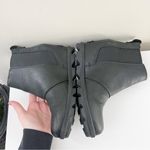 Sorel Joan of Arctic Chelsea Wedge Boot Waterproof Black Leather Size 9 Photo 4