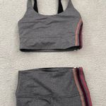 Lululemon Take A Hint Grey Bra And Leggings Photo 6