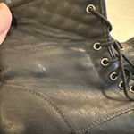 Rock & Candy by Zigi Black Lace Up Boots Size 10 Vintage Combat Grunge Plaid 90s Photo 11