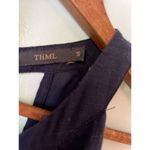 THML  Anthropologies S Womens Blue Halter Embroidered Spring Dress Photo 3