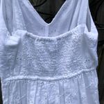NEW Taylor White Tie Strap Eyelet Cotton Midi Dress Size 4 Photo 7