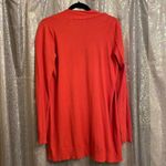Cyrus pumpkin orange long open cardigan sweater, size M, NWOT Photo 4