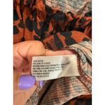 Knox Rose  Leopard Print Smocked Waist Boho Dress‎ Size Large Photo 2