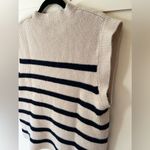 ZARA ‎ Women’s Short Sleeve Striped Sweater Shirt Size L Photo 7