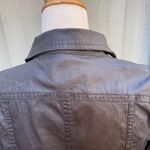 Jou Jou Black Waxed Denim Jacket Women’s Large Photo 6