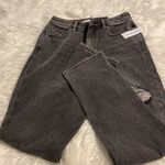 PacSun  Mom Jeans size 24 brand new with tag inseam 27” color distressed black Photo 14