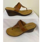 Natural Soul  by Naturalizer Wedge Flip Flop Sandal Size 7.5 Photo 0