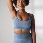 Balance Athletica Vitality Formation Scoop Bra Navy Heather Size Large Photo 0