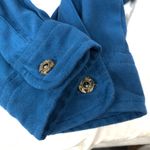 st. john's bay St. John’s Bay velour style long sleeve embroidered button down top medium Photo 7