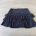 Lucky in Love Navy Tiered Mini Skirt Blue Size L Photo 2