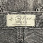 Free People Romeo Rolled Denim Cutoff Jean Shorts in Black Wash Size 31| 12 Photo 6