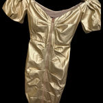 Nookie Zoe Mini Dress in Gold by  from Revolve Size XS NWT Photo 2