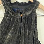 Rachel Roy Rachel  Women's Metallic Pleated Blouse Tank Top Size Medium New Photo 5