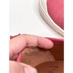 Zodiac Sneakers Womens Size 6 Burgundy Canvas Leather Slip On Shoes Red Photo 6