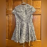 ZARA  - Black and White Animal Print Mini Dress Photo 1