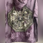 Disney Nwt DisneyParks The Haunted Mansion Tie-Dye Zip Hoodie Photo 2
