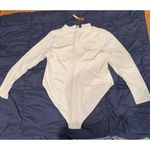 SKIMS  SWIM SIZE 4X ZIP UP FRONT LONG SLEEVE ONE PIECE MARBLE WHITE NWT 4XL Photo 5