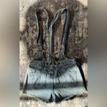 2 in 1 Convertible Removable Overall Shortall
Carmar Denim Short Distressed Blue Size 25 Photo 5