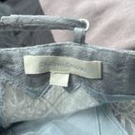 JONATHAN SIMKHAI pleated lattice linen romper in slate gray silk lining size 0 Photo 1