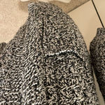 Skies Are Blue  black and white cardigan size M Photo 2