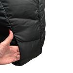 LL Bean Women M Quilted Reversible Goose Down Cold Weather Green Puffer Vest Size M Photo 4