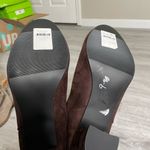 City Chic  NWOB Brown Katya Mid Bow Tie Back Bootie 43/12 Photo 3