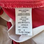 Ralph Lauren Vintage 90s  Polo Faded Red Coral Cotton Button Fly Chino Shorts 6 Photo 4