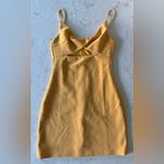 New! Bec & Bridge Cammi Cutout Bodycon Minidress Yellow Size 4 $240 Photo 8