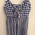Old Navy Blue and White Checkered Dress - - M Photo 0